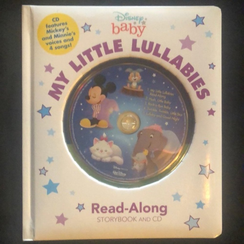 Disney Baby My Little Lullabies Book and Read Along CD Brand New